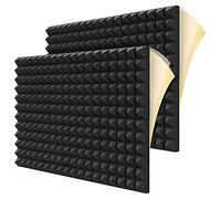 Micvtve 12 PièCes SéRies Panneaux de Mousse InsonoriséS, Panneaux Acoustiques en de Pyramide de 2 Pouces X 12 Pouces X 12 Pouces pour Mur, Studio, et Bureau