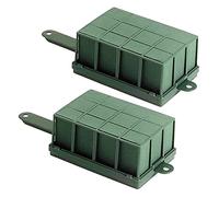 Micvtve 2 Pcs Floral Mousse Cage Porte-Fleurs avec Mousse Florale pour Fleurs Cage Bol pour Mariage Fleurs FraîChes Arrangement Floral