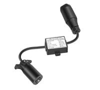 Micvtve De LumièRe De Remorque des ÉTats- vers l'europe Prise Plate à 7 Voies (VéHicule AméRicain) vers Prise Ronde à 13 Broches (Remorque EuropéEnne)