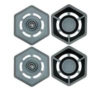 Micvtve Lot de 4 supports pour balai à franges Deebot N9+ Robot Aspirateur Accessoires de Remplacement Support Vadrouille