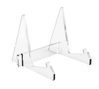 Micvtve Support de Stockage de Disque Vinyle PréSentoir de Disque Acrylique PréSentoir de Livre Portable