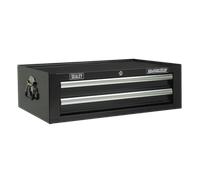 Sealey AP26029TB Mid-Box 2 Tiroir avec Rotule Roulement Glisse - Noire