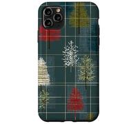 Mid Century Christmas Tree Holiday Pattern Vintage 1950s Coque pour iPhone 11 Pro Max