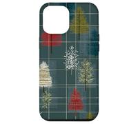 Mid Century Christmas Tree Holiday Pattern Vintage 1950s Coque pour iPhone 12 Pro Max