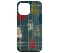 Mid Century Christmas Tree Holiday Pattern Vintage 1950s Coque pour iPhone 13 Pro Max