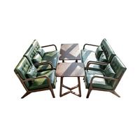 Mid Century Modern Chair Soft Thick Padded Armchair, Single Sofa Reading Chairs for Adults, Lounge for Living Room and Bedroom(7)