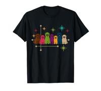 Mid Century Modern Pug 1950s 1960s Style Dog T-Shirt