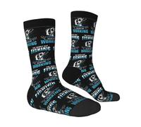 Mid-Cut Socks La Pire Journée De Pêche Est Meilleure Que La Meilleure Journée De Travail Antidé Rapante Soquettes Anti-Transpiration Chaussettes Pour Voyage Football Homme