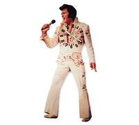 Mid South Products Elvis Horloge Murale avec Pieds oscillants Blanc