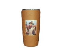 Mid-South Products John Wayne Tasse de voyage à double isolation en silicone gaufré 473 ml