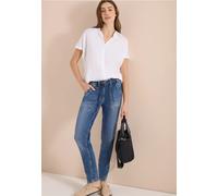 Mid Waist Slim Leg Jeans dans un Casual Fit