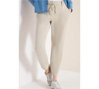 Mid Waist Slim Leg Pantalon Loose Fit