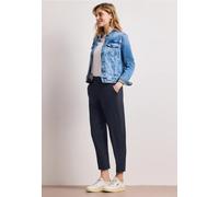 Mid Waist Slim Leg Pantalon Loose Fit
