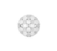 Mida Applique/Plafonnier Medium Blanc/Argent