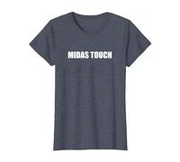 Midas Touch T-Shirt, Femme, Bleu Chiné, XXL