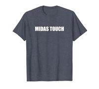 Midas Touch T-Shirt, Homme, Bleu Chiné, S