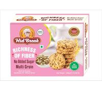MidBreak - Sugar Free Multigrain Cookies, Multigrain Biscuits, Sugar Free Multigrain Biscuits, Premium Handmade Cookies, 300 Gm, Pack of 1