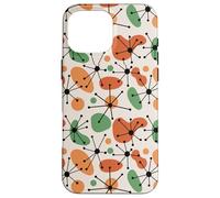 Midcentury Mid Century Modern Atomic Retro Beige Pattern Coque pour iPhone 16 Pro Max