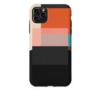 Midcentury Modern Abstract Geometric Circles & Squares Coque pour iPhone 11 Pro Max