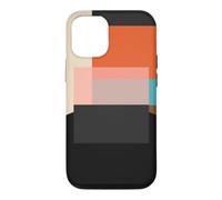 Midcentury Modern Abstract Geometric Circles & Squares Coque pour iPhone 12/12 Pro
