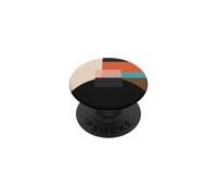 Midcentury Modern Abstract Geometric Circles & Squares PopSockets PopGrip Adhésif