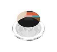Midcentury Modern Abstract Geometric Circles & Squares PopSockets PopGrip pour MagSafe