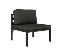 Canapé d'Angle Sectionnel 1 pc avec Coussins Aluminium Jardin Extérieur vidaXL