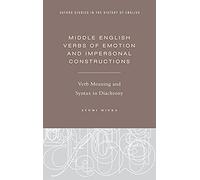 Middle English Verbs Of Emotion And Impersonal Constructions