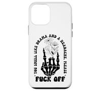 Middle Finger F Off You Smell Like Drama & Headache Go Away Coque pour iPhone 12 Mini