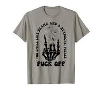 Middle Finger F Off You Smell Like Drama & Headache Go Away T-Shirt