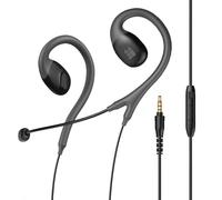 Middle Rabbit S6 Écouteurs Ouverts Filaire avec Micro, Casque Open-Ear pour PC/Ordinateur Portable, Contour d’Oreille, Commande en Ligne, Idéal Appels, Réunions en Ligne, Centre d’Appels, Jack 3,5 mm