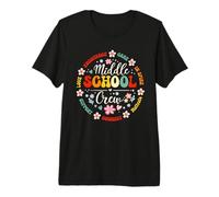 Middle School Crew Back to School for Teacher T-Shirt Haut de Gamme