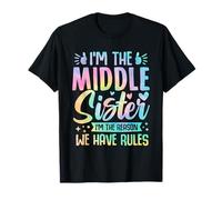 Middle Sister I'm The Reason We Have Rules Funny Matching T-Shirt