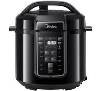Midea Autocuiseur Électrique Rapide 9-en-1, 12 Programmes Prédéfinis, Multicuiseur Inox Instantané, Pot Antiadhésif, Yaourtière, Cuiseur de Riz, Cuisson Lente, Sauté, Vapeur, 6L, Noir