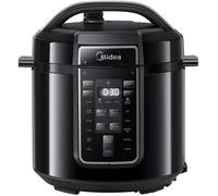 Midea Autocuiseur Électrique 9-en-1 Multicuiseur Inox 6L Noir avec 12 Programmes