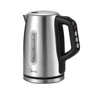Midea Bouilloire Électrique 1,7L en Acier Inoxydable, Température Réglable (40, 60, 70, 80, 90, 100°C), 2200W, Indicateur de Niveau et Maintien au Chaud pendant 60 Min
