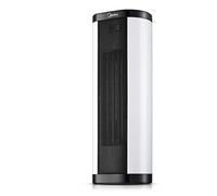 Midea Chauffage d'appoint 2000W,Radiateur Electrique Salle de Bain Portable,Thermostat Réglable, Oscillation, 2 Niveaux, Chauffage Electrique Economique avec Ventilateur, Minuterie 24H, ECO Modus