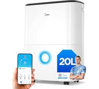 MIDEA Deshumidificateur d air Anti Moisissure 20L - WIFI/APP, Purification electrique avec ioniseur, Adsorbeur d'humidité auto, Mode Séchage du Linge & Anti-Condensation - Dehumidifier Idéal pour 50m²