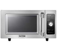 Midea Equipment 1025F0A Countertop Commercial Microwave Oven with Dial, 1000W, Stainless Steel.9 CuFt