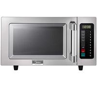 Midea Equipment 1025F1A Countertop Commercial Microwave Oven with Touch Control, 1000W, Stainless Steel.9 CuFt