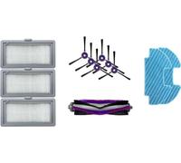 Midea | Kit de pièces détachées : 6x brosse latérale, 1x brosse principale, 3x filtre HEPA, 2x serpillière pour I5C