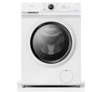 Midea Machine à laver 8 kg - Nettoyage à la vapeur 1400 tr/min [classe énergétique A], lavage rapide 15 min & 45 min, prélavage - Format fin 48 cm