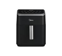 Midea MAD55000ADK Unique 5,2 L 1600 W Friteuse d'air chaud Noir, Gris