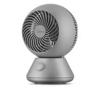 Midea MDF24JG Ventilateur de table silencieux 28 dB Ø 20 cm pour la circulation de l'air, portée puissante 15 m, oscillation 90°+ 90°, 3 vitesses réglables, ultra design pour chambre et chambre à