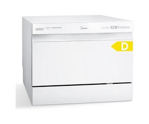 Midea MDWTT0602MW-WE Mini Lave-Vaisselle - 6 couverts - 55cm - Blanc