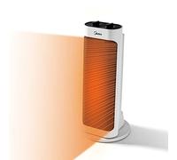 Midea NTH20-19JE Chauffage électrique faible consommation radiateur ventilateur 2000 W technologie céramique silencieuse, 2 niveaux de température, thermostat d'ambiance