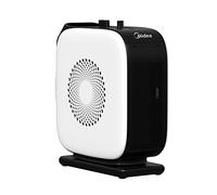 Midea Nty15-19CAE Radiateur soufflant portable en céramique basse consommation 1500W économe en énergie avec thermostat réglable, blanc et noir, 10,2 x 4,0 x 11,2 pouces, 3 kg