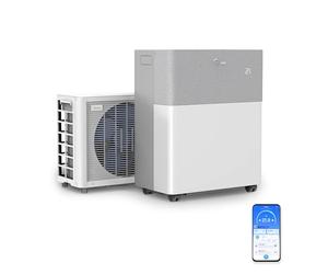 Midea Portasplit - Pompe à chaleur mobile - Refroidissement chauffage 12 000 BTU 3,5 kW - Pour pièces jusqu'à 42 m²/105 m³ - Seulement 39 dB(A) en mode silencieux