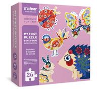 Mideer Mon Premier Puzzle Jigsaw Jardin Animal Enfants 24 Pièce Éducatif