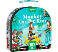 Mideer Monkey on the run puzzle 102 pieces
